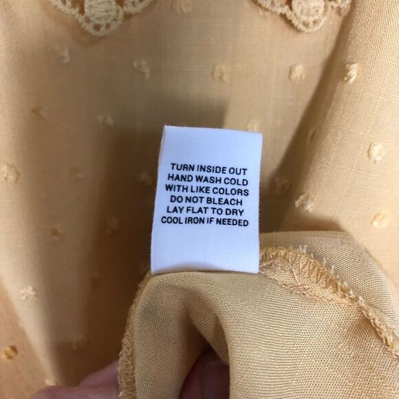 Blu Pepper Swiss Dot Tank Top Small - Picture 9 of 11